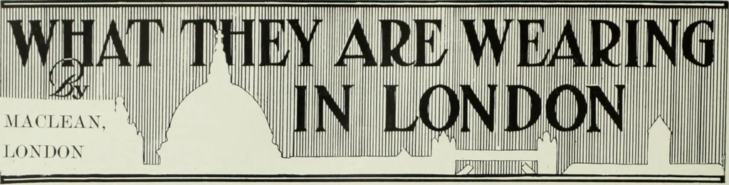 An illustration from Men's wear of Canada (January-December 1915), 1915, leaf 261