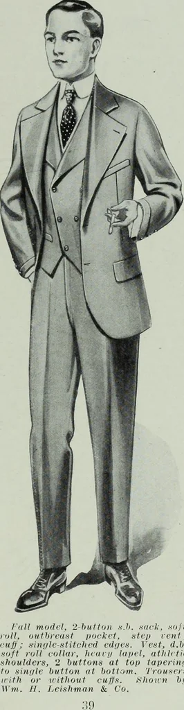 An illustration from Men's wear of Canada (January-December 1915), 1915, leaf 274