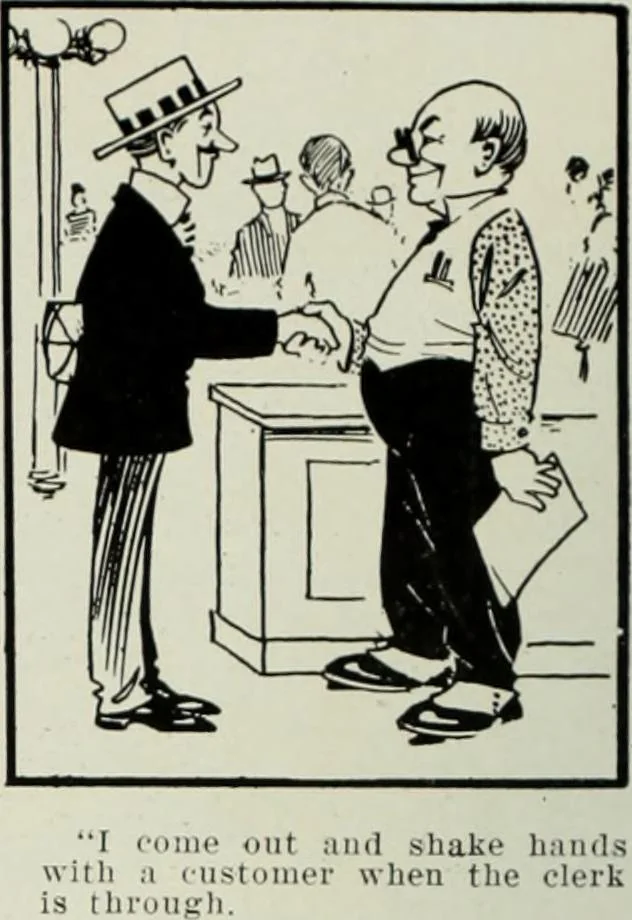 An illustration from Men's wear of Canada (January-December 1915), 1915, leaf 323