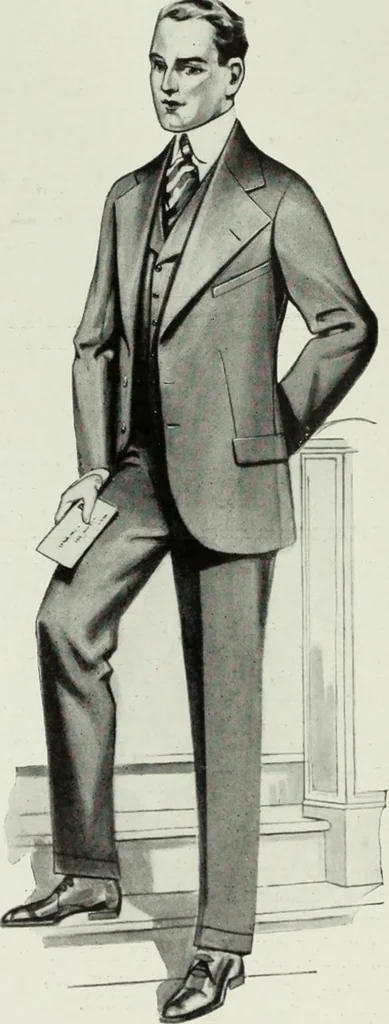 An illustration from Men's wear of Canada (January-December 1915), 1915, leaf 347