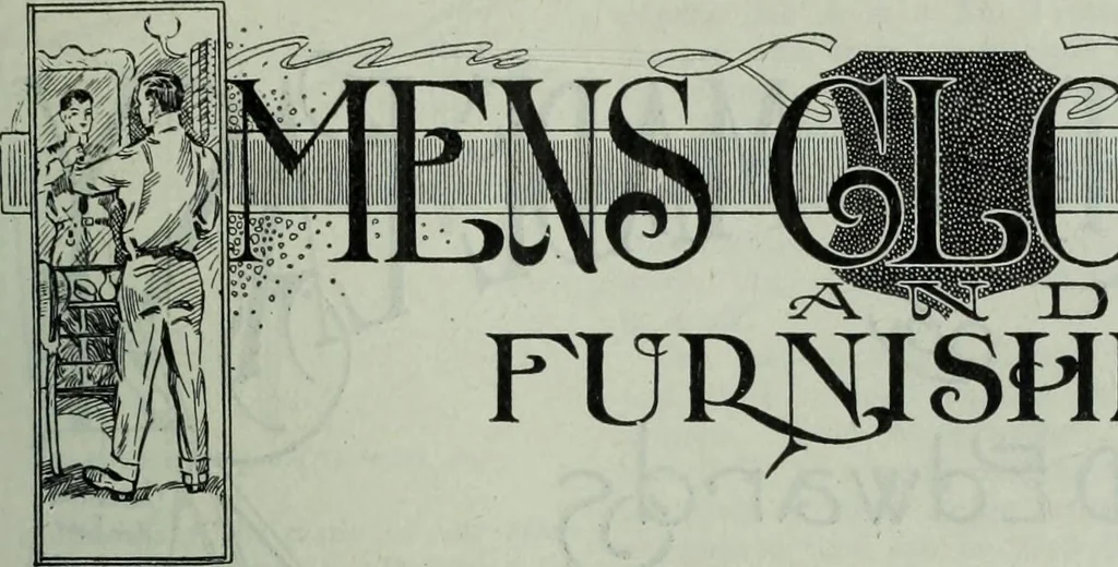 An illustration from Men's wear of Canada (January-December 1915), 1915, leaf 38