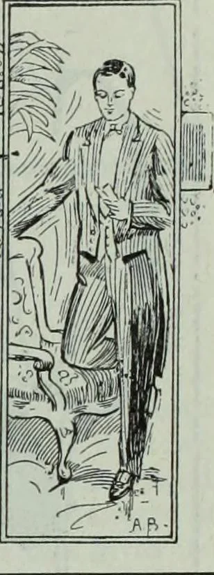 An illustration from Men's wear of Canada (January-December 1915), 1915, leaf 38