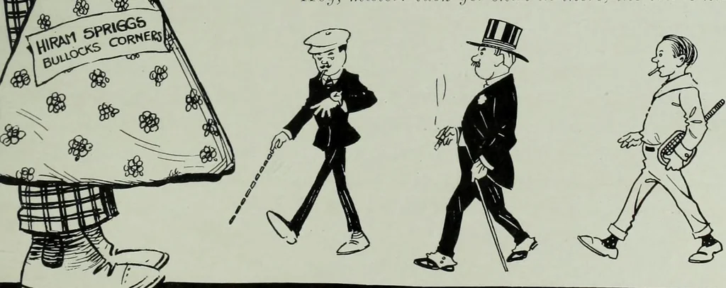 An illustration from Men's wear of Canada (January-December 1915), 1915, leaf 392