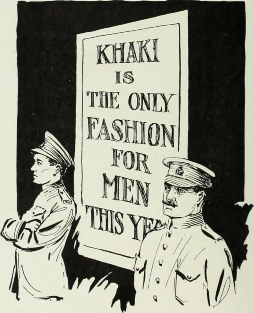 An illustration from Men's wear of Canada (January-December 1915), 1915, leaf 397