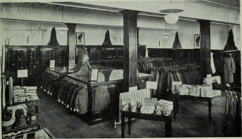 An illustration from Men's wear of Canada (January-December 1915), 1915, leaf 4