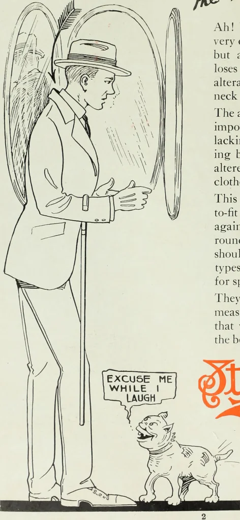 An illustration from Men's wear of Canada (January-December 1915), 1915, leaf 441