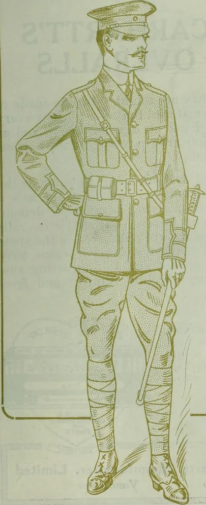 An illustration from Men's wear of Canada (January-December 1915), 1915, leaf 50