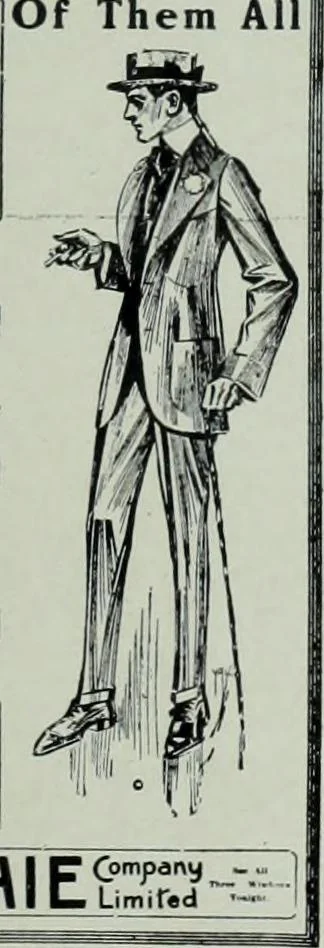 An illustration from Men's wear of Canada (January-December 1915), 1915, leaf 500
