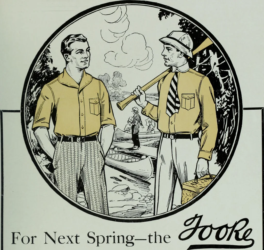 An illustration from Men's wear of Canada (January-December 1915), 1915, leaf 504