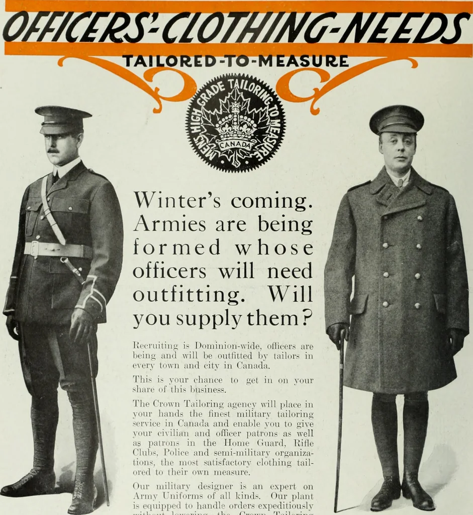 An illustration from Men's wear of Canada (January-December 1915), 1915, leaf 523