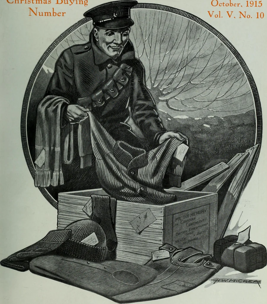 An illustration from Men's wear of Canada (January-December 1915), 1915, leaf 524