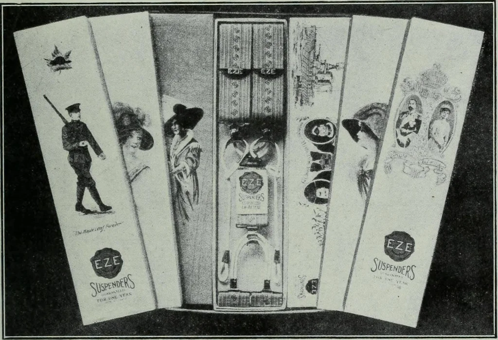 An illustration from Men's wear of Canada (January-December 1915), 1915, leaf 526