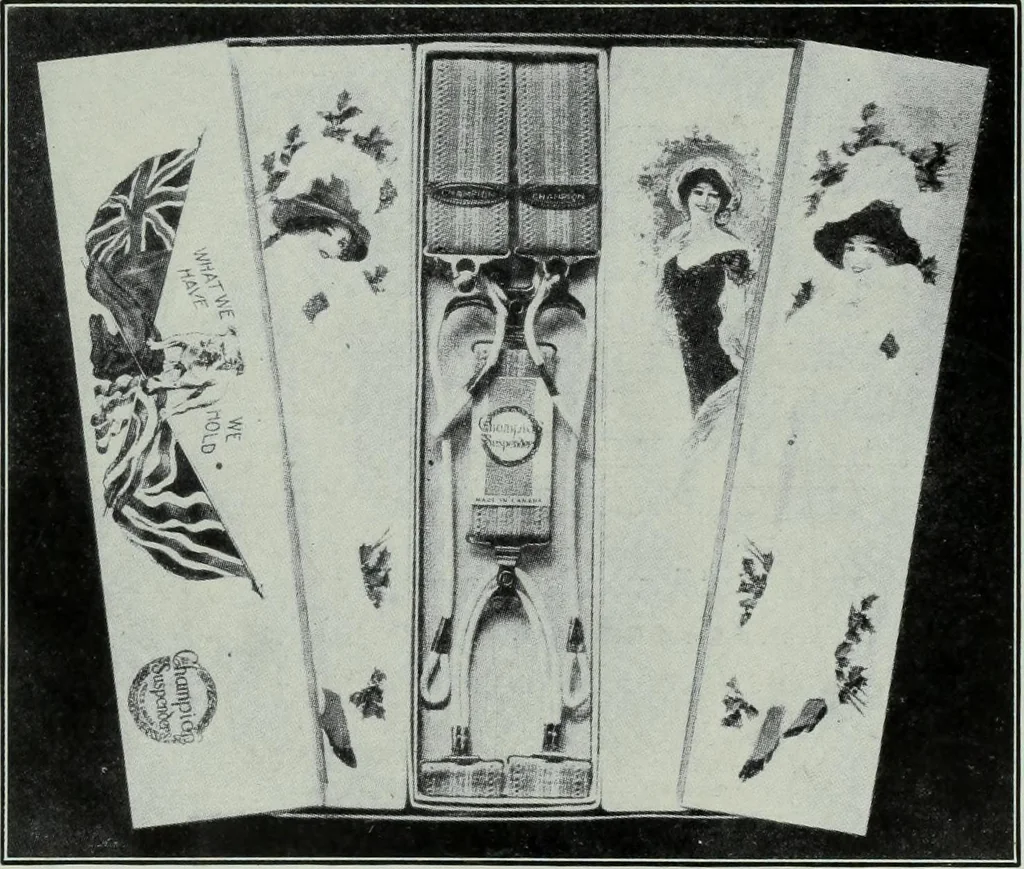 An illustration from Men's wear of Canada (January-December 1915), 1915, leaf 526