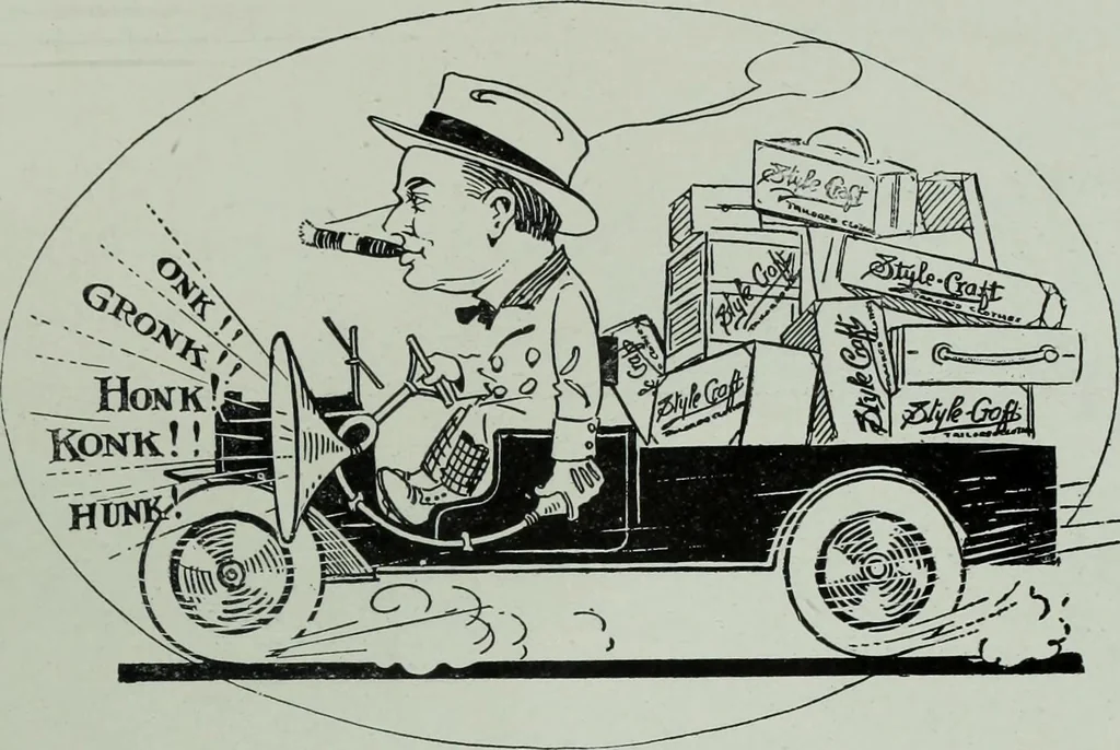 An illustration from Men's wear of Canada (January-December 1915), 1915, leaf 528