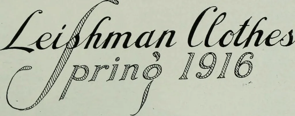 An illustration from Men's wear of Canada (January-December 1915), 1915, leaf 530