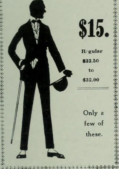 An illustration from Men's wear of Canada (January-December 1915), 1915, leaf 556