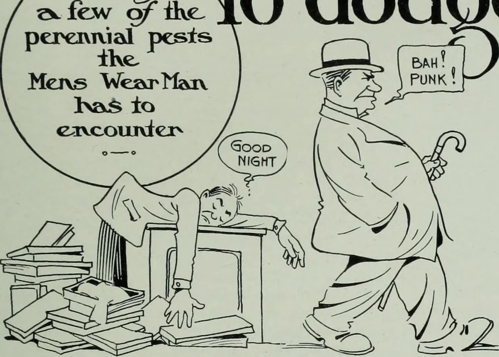An illustration from Men's wear of Canada (January-December 1915), 1915, leaf 564
