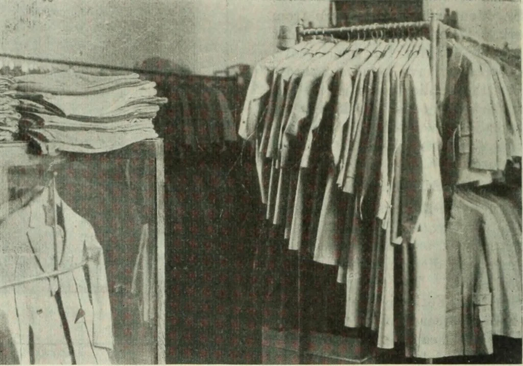 An illustration from Men's wear of Canada (January-December 1915), 1915, leaf 61