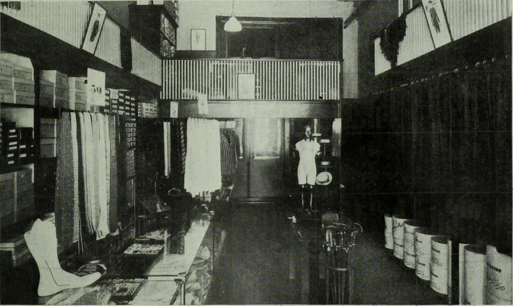 An illustration from Men's wear of Canada (January-December 1915), 1915, leaf 64