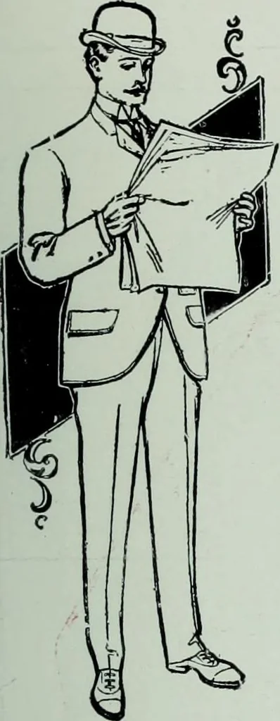 An illustration from Men's wear of Canada (January-December 1915), 1915, leaf 664