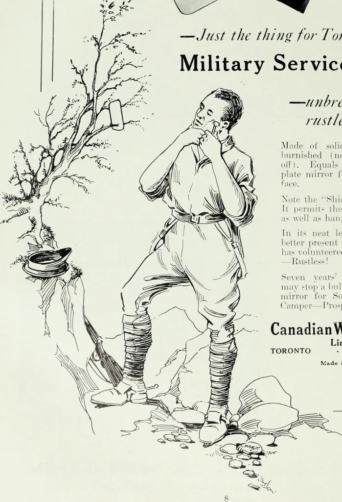 An illustration from Men's wear of Canada (January-December 1915), 1915, leaf 679