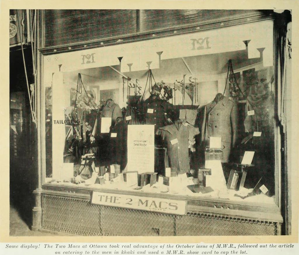 An illustration from Men's wear of Canada (January-December 1915), 1915, leaf 693