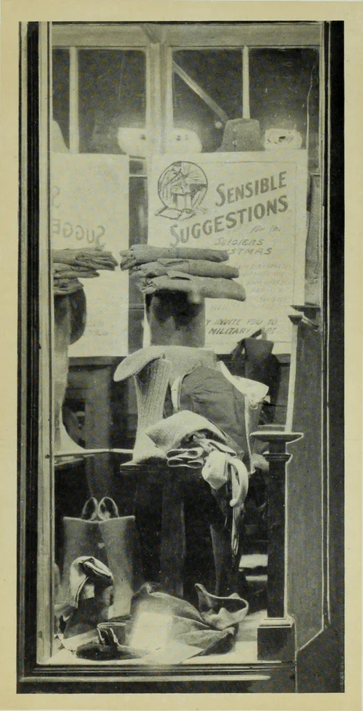 An illustration from Men's wear of Canada (January-December 1915), 1915, leaf 694