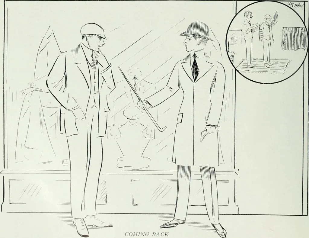 An illustration from Men's wear of Canada (January-December 1915), 1915, leaf 719