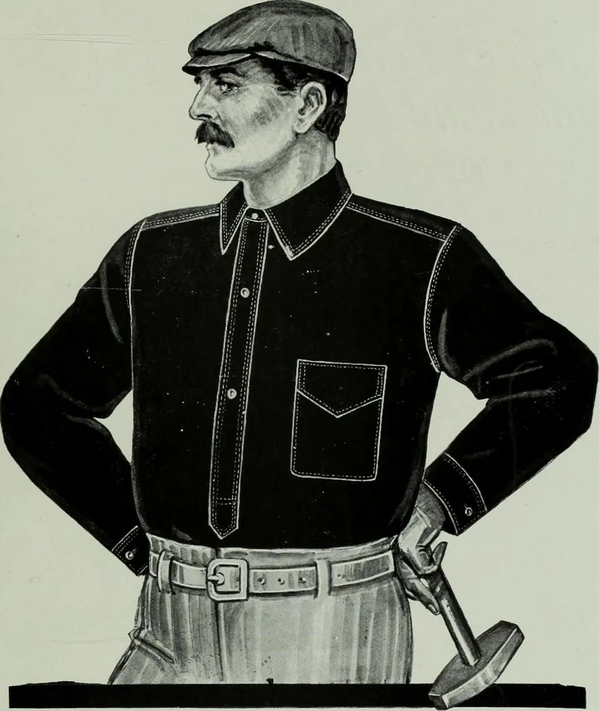 An illustration from Men's wear of Canada (January-December 1915), 1915, leaf 90