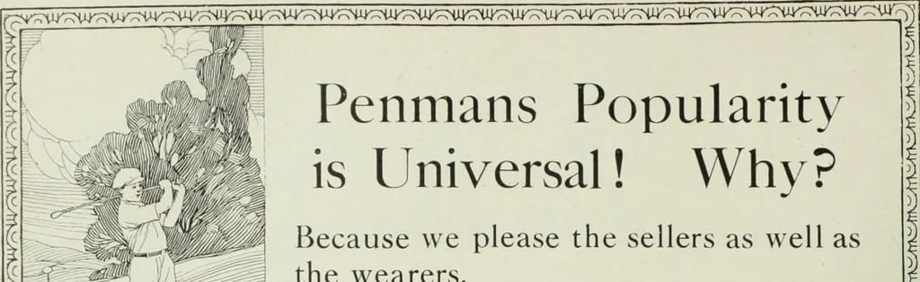 An illustration from Men's wear of Canada (January-December 1915), 1915, leaf 99