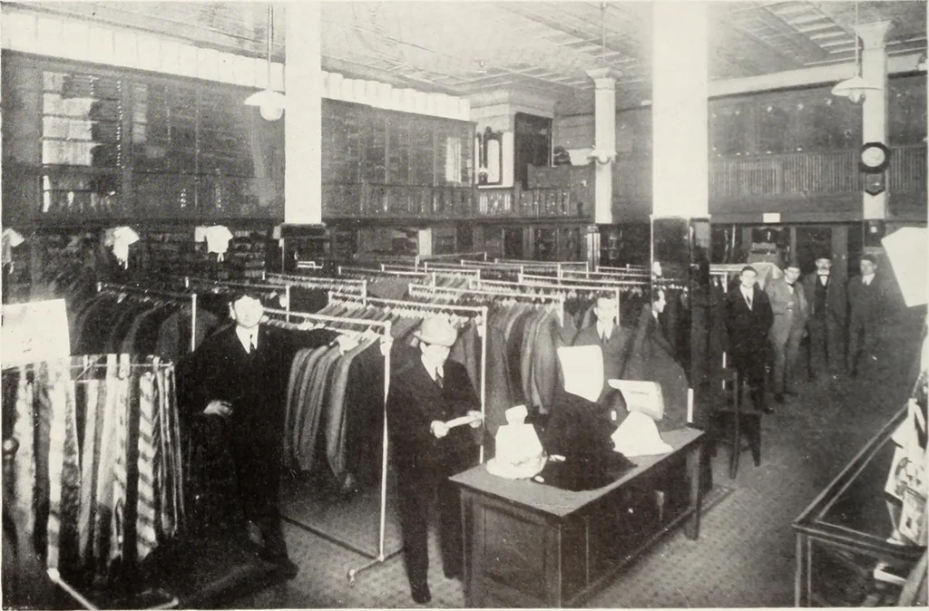 An illustration from Men's wear of Canada (January-December 1916), 1916, leaf 101