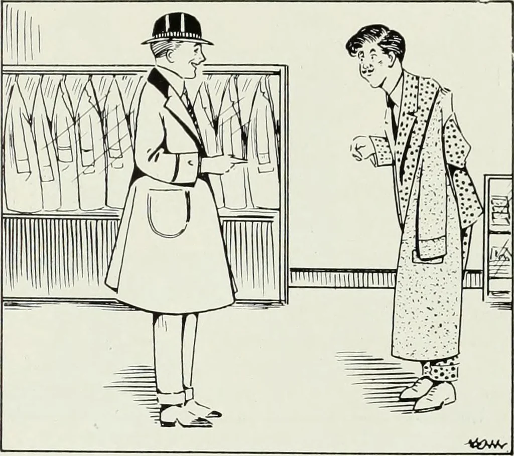 An illustration from Men's wear of Canada (January-December 1916), 1916, leaf 108