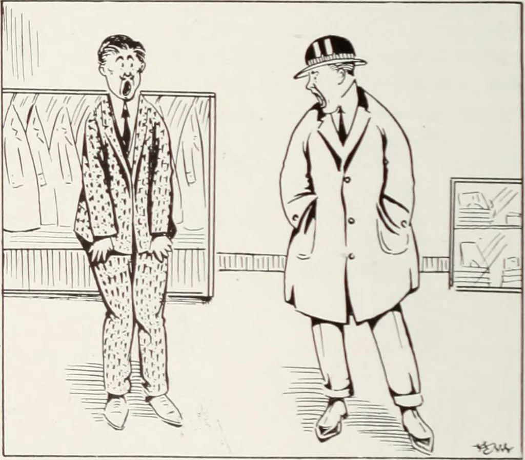 An illustration from Men's wear of Canada (January-December 1916), 1916, leaf 109