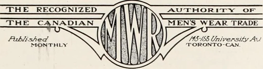 An illustration from Men's wear of Canada (January-December 1916), 1916, leaf 115
