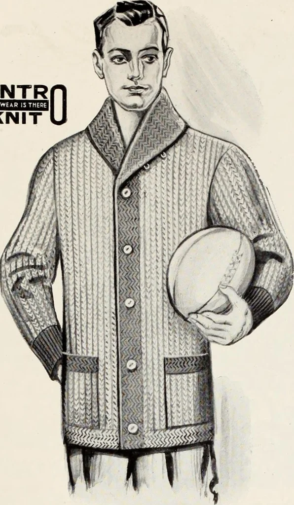 An illustration from Men's wear of Canada (January-December 1916), 1916, leaf 13