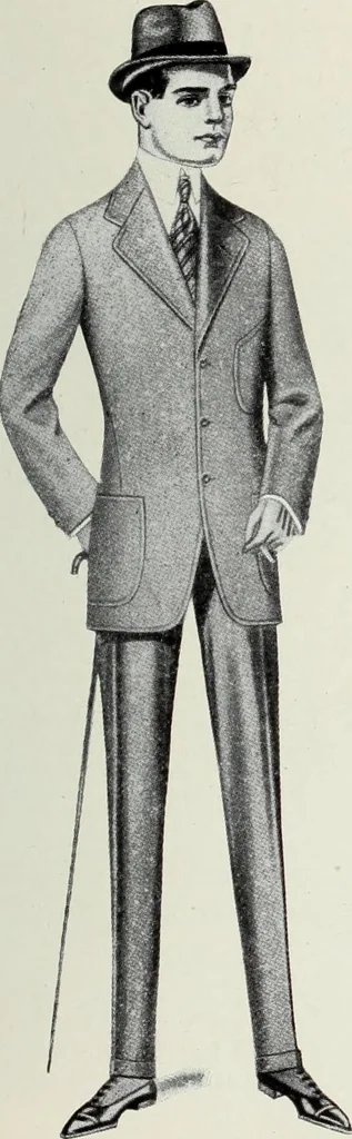 An illustration from Men's wear of Canada (January-December 1916), 1916, leaf 138