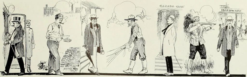 An illustration from Men's wear of Canada (January-December 1916), 1916, leaf 142