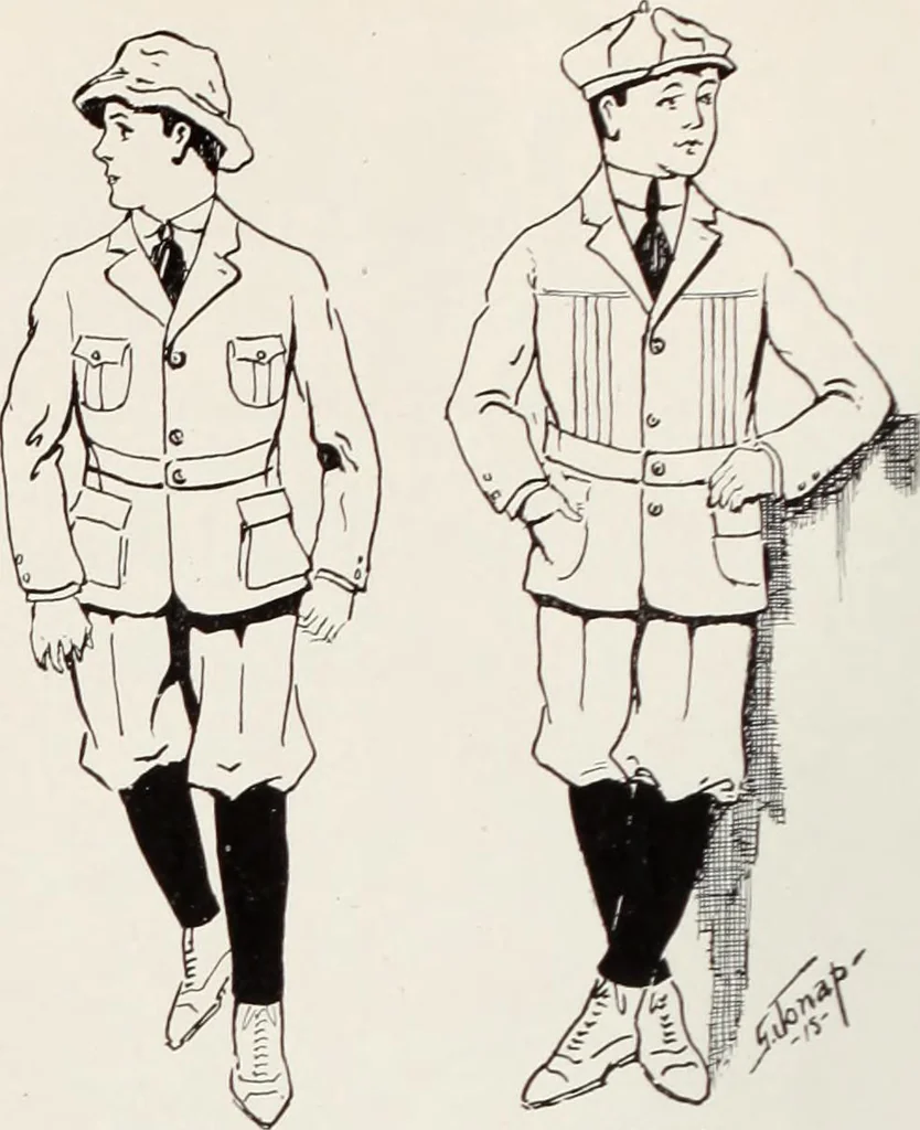 An illustration from Men's wear of Canada (January-December 1916), 1916, leaf 15