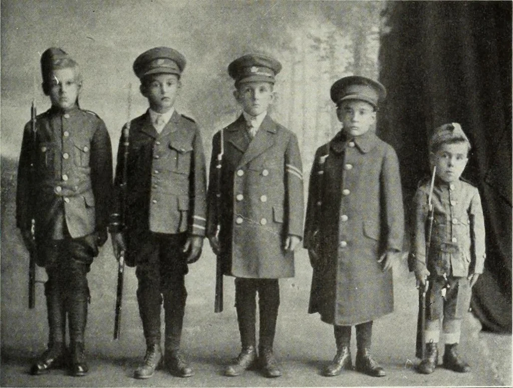 An illustration from Men's wear of Canada (January-December 1916), 1916, leaf 156
