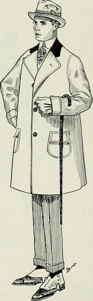 An illustration from Men's wear of Canada (January-December 1916), 1916, leaf 156
