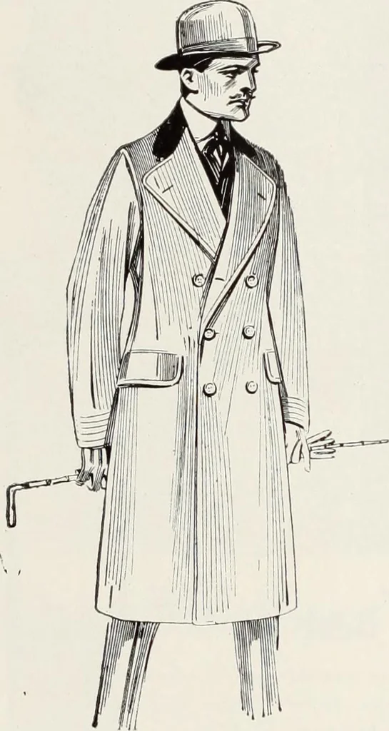 An illustration from Men's wear of Canada (January-December 1916), 1916, leaf 157