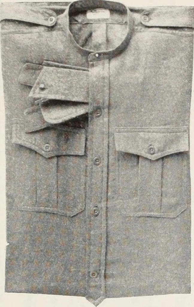 An illustration from Men's wear of Canada (January-December 1916), 1916, leaf 163