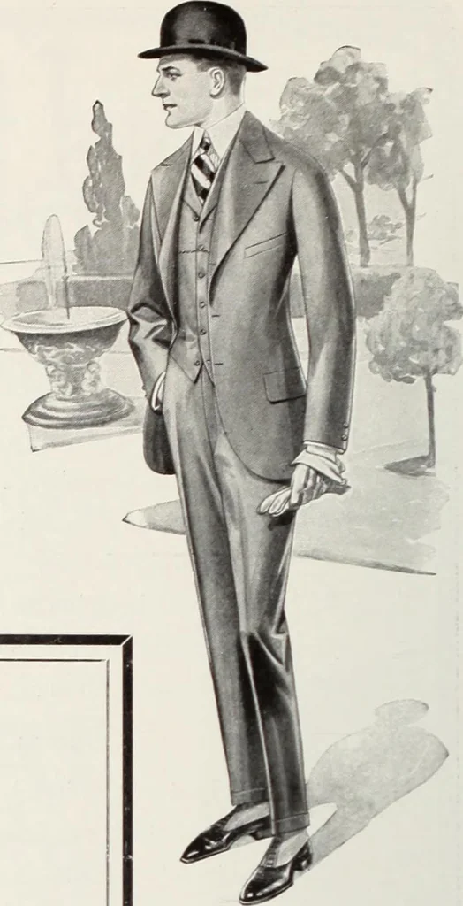 An illustration from Men's wear of Canada (January-December 1916), 1916, leaf 167