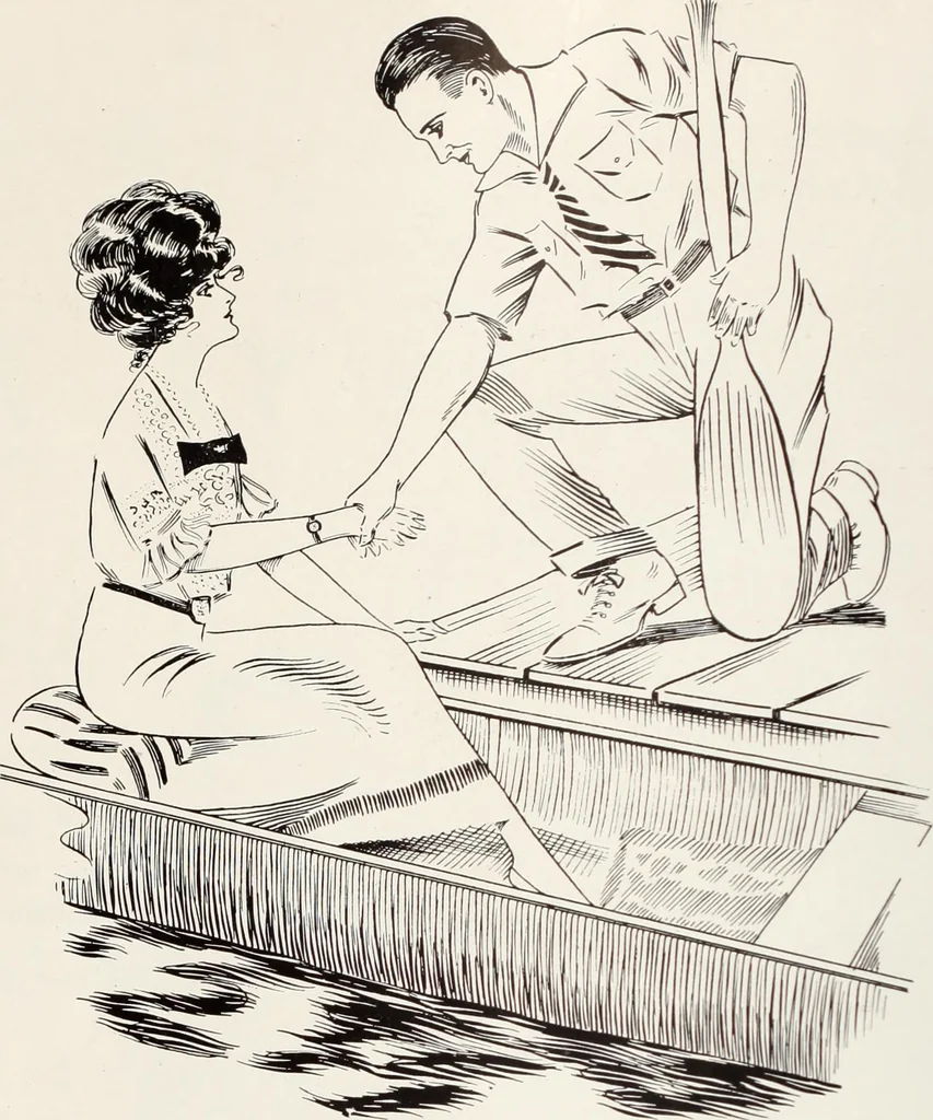An illustration from Men's wear of Canada (January-December 1916), 1916, leaf 17
