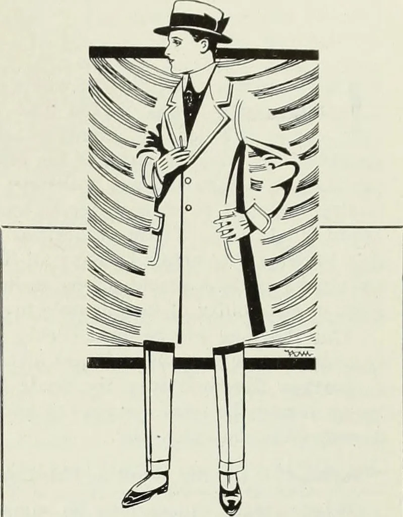 An illustration from Men's wear of Canada (January-December 1916), 1916, leaf 176