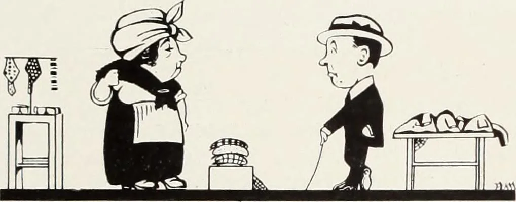 An illustration from Men's wear of Canada (January-December 1916), 1916, leaf 181