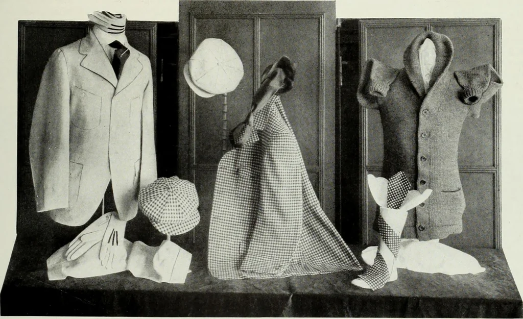An illustration from Men's wear of Canada (January-December 1916), 1916, leaf 182