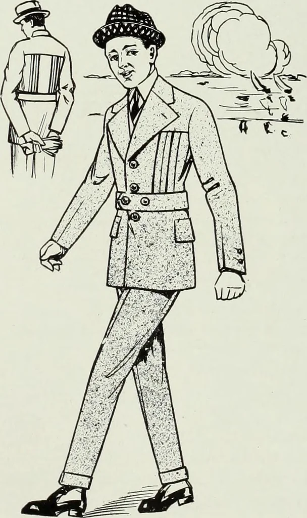 An illustration from Men's wear of Canada (January-December 1916), 1916, leaf 188