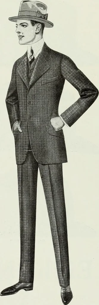 An illustration from Men's wear of Canada (January-December 1916), 1916, leaf 216