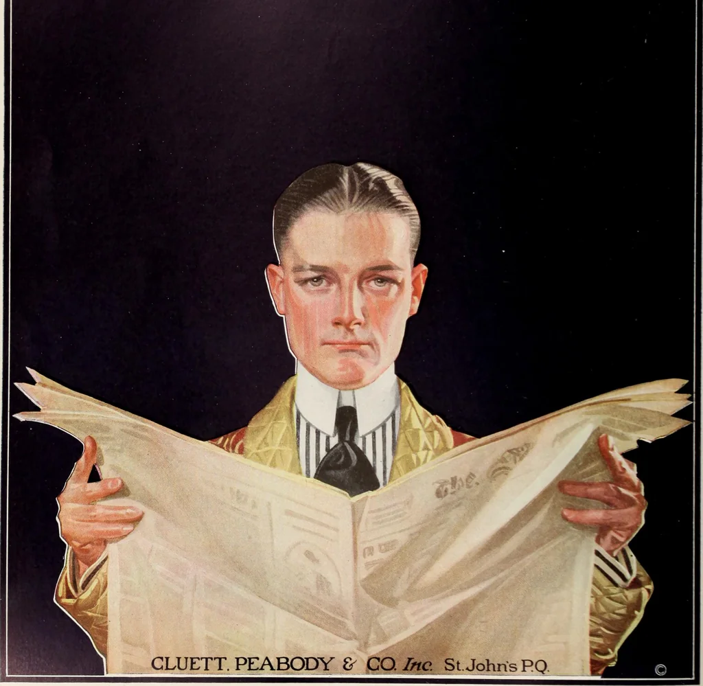 An illustration from Men's wear of Canada (January-December 1916), 1916, leaf 225